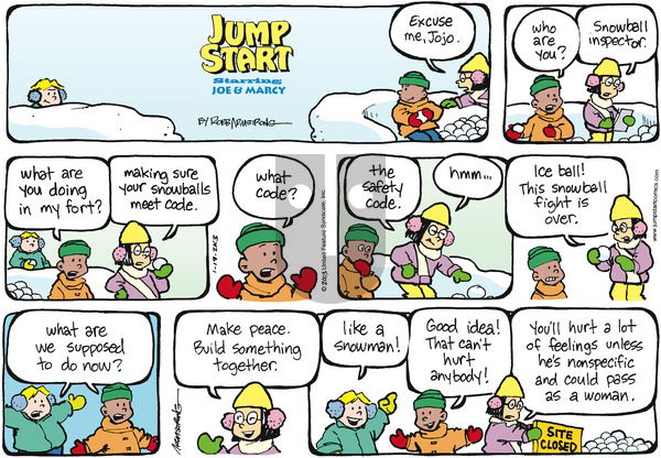 JumpStart on Sunday January 19, 2003 Comic Strip