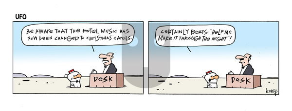 UFO - Saturday December 7, 2024 Comic Strip