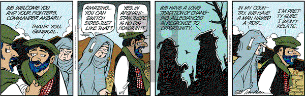 Doonesbury on Thursday November 1, 2001 Comic Strip