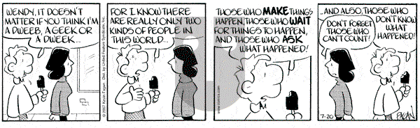 Drabble on Friday July 20, 2007 Comic Strip