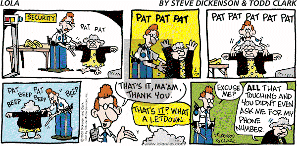 Lola on Saturday December 17, 2005 Comic Strip