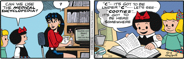 Nancy on Monday March 26, 2018 Comic Strip