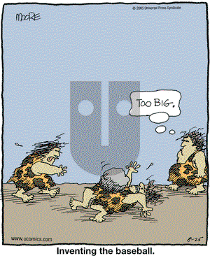In the Bleachers on Thursday August 25, 2005 Comic Strip