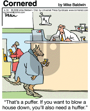 Cornered - Thursday April 10, 2008 Comic Strip