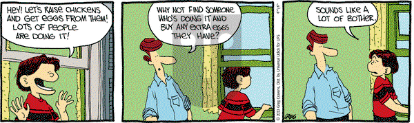The Buckets on Thursday June 6, 2013 Comic Strip