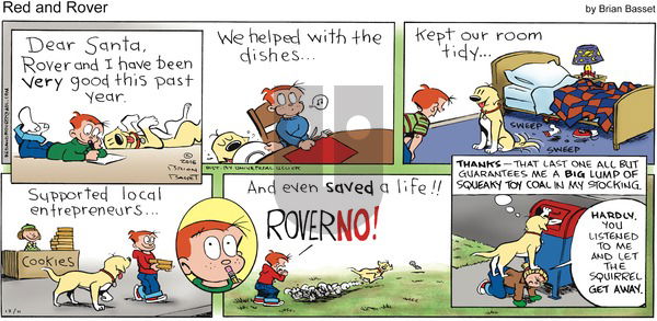 Red and Rover on Sunday December 11, 2016 Comic Strip
