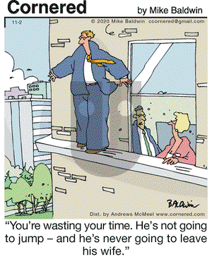 Cornered on Monday November 2, 2020 Comic Strip