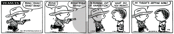 Peanuts on Tuesday February 6, 1951 Comic Strip