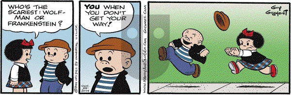 Nancy on Tuesday October 28, 2014 Comic Strip