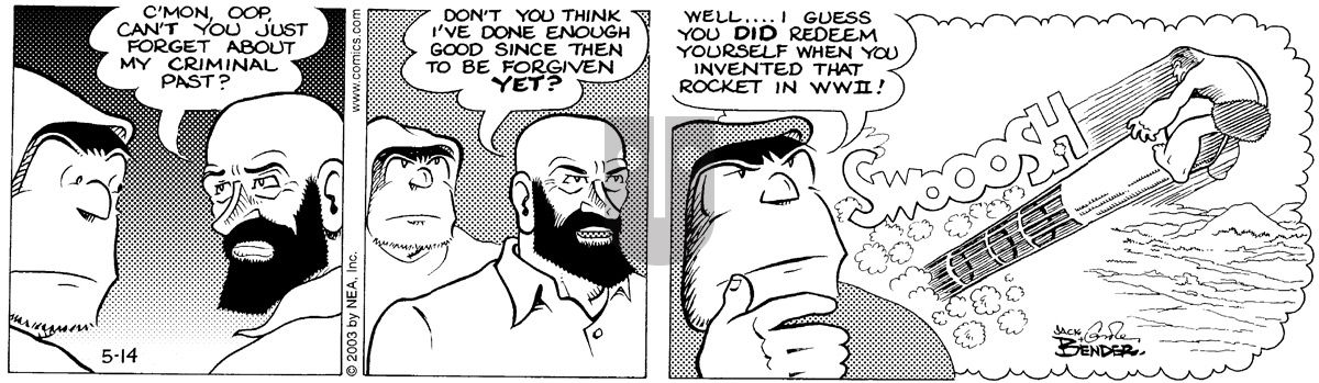 Alley Oop - Wednesday May 14, 2003 Comic Strip