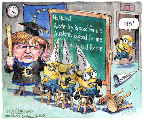 Matt Wuerker on Wednesday July 8, 2015 Comic Strip