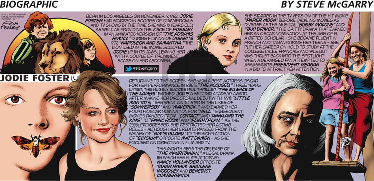 Biographic on Sunday February 7, 2021 Comic Strip