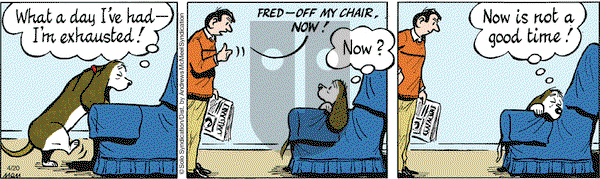 Fred Basset on Friday April 20, 2018 Comic Strip
