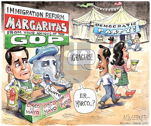 Matt Wuerker - Sunday May 5, 2013 Comic Strip