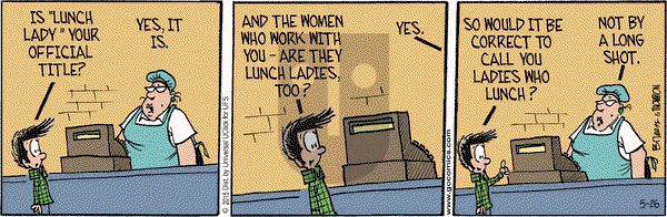 Grand Avenue on Tuesday May 26, 2015 Comic Strip