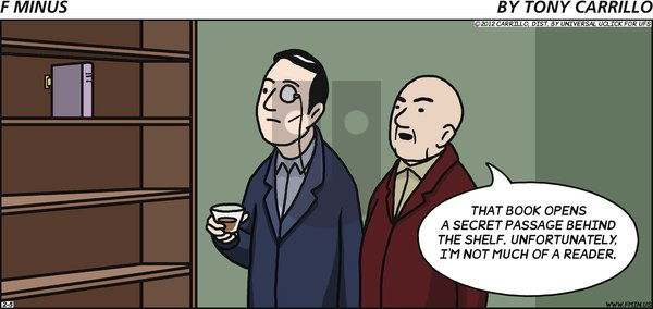 F Minus on Sunday February 5, 2012 Comic Strip
