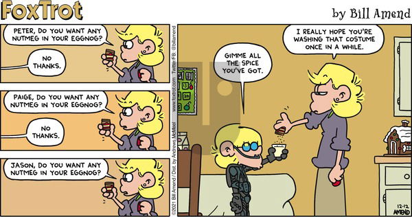 FoxTrot - Sunday December 12, 2021 Comic Strip