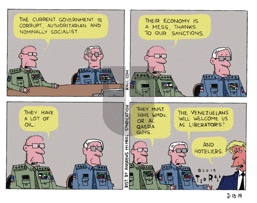 Ted Rall on Wednesday February 13, 2019 Comic Strip