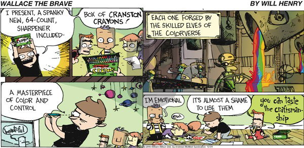 Wallace the Brave on Sunday December 29, 2019 Comic Strip