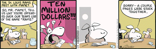 DeFlocked on Wednesday January 8, 2014 Comic Strip