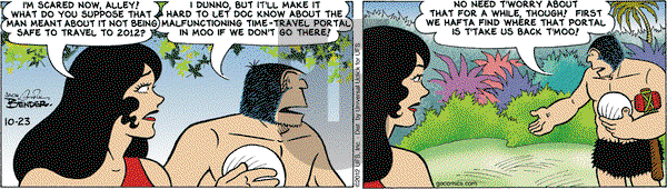 Alley Oop on Tuesday October 23, 2012 Comic Strip