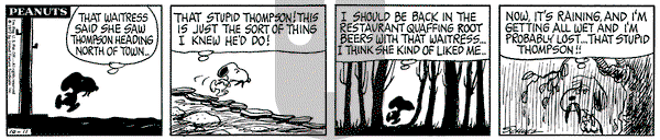 Peanuts on Wednesday October 11, 1972 Comic Strip