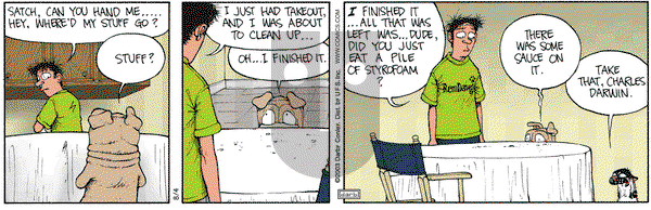 Get Fuzzy on Monday August 4, 2003 Comic Strip