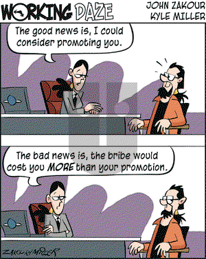 Working Daze on Friday August 13, 2004 Comic Strip
