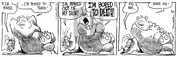 The Grizzwells on Thursday August 20, 1998 Comic Strip