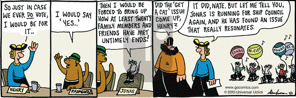 Overboard on Thursday September 3, 2015 Comic Strip
