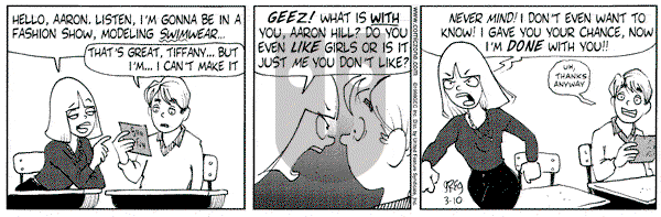 Luann on Tuesday March 10, 1998 Comic Strip