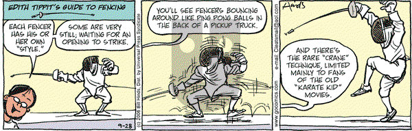 Cleats on Thursday September 28, 2006 Comic Strip