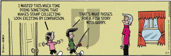 Grand Avenue on Saturday August 1, 2015 Comic Strip