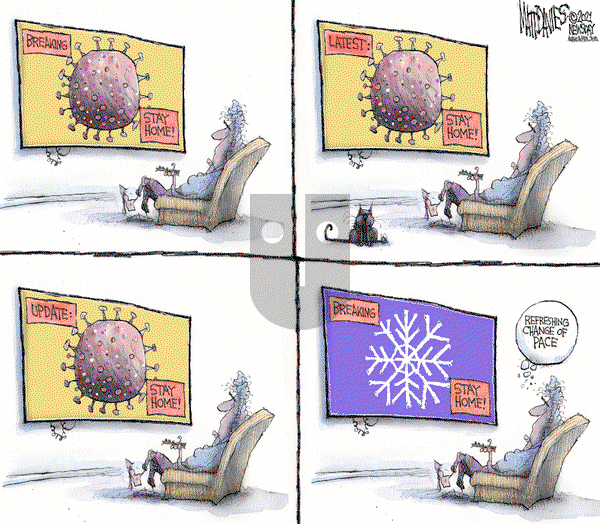Matt Davies on Tuesday February 2, 2021 Comic Strip