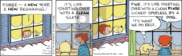 Red and Rover on Monday January 2, 2017 Comic Strip