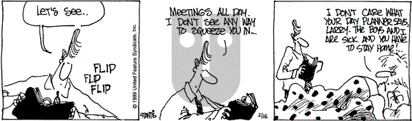 The Buckets on Tuesday April 6, 1999 Comic Strip