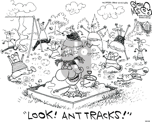 Glenn McCoy on Thursday October 18, 2001 Comic Strip