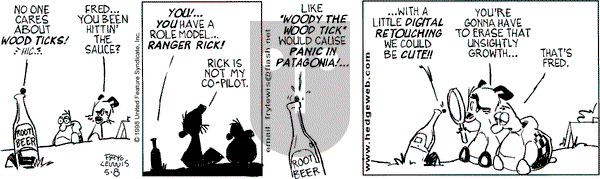 Over the Hedge on Friday May 8, 1998 Comic Strip