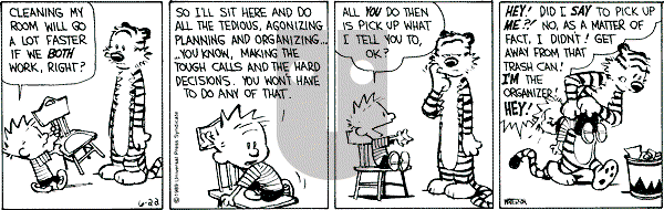 Calvin and Hobbes - Thursday June 22, 1989 Comic Strip