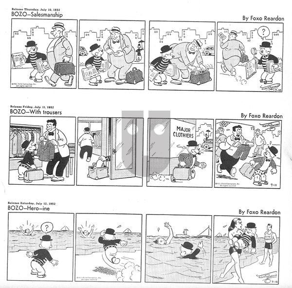 Bozo on Tuesday March 25, 2025 Comic Strip