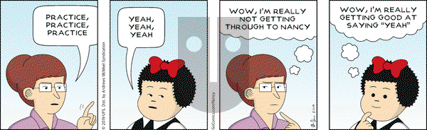 Nancy on Tuesday June 11, 2019 Comic Strip
