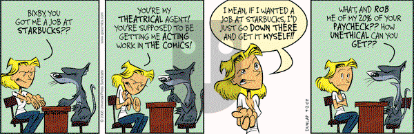 Ink Pen on Tuesday September 2, 2008 Comic Strip