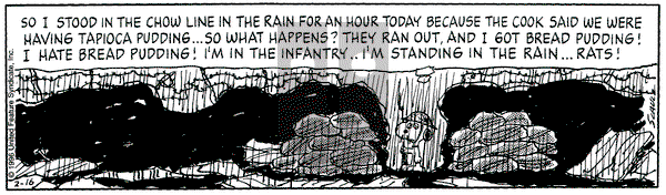 Peanuts on Friday February 16, 1996 Comic Strip
