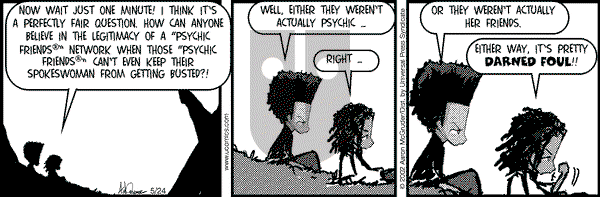 The Boondocks on Friday March 7, 2025 Comic Strip