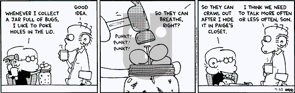 FoxTrot - Wednesday July 25, 2001 Comic Strip