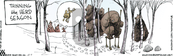 Non Sequitur on Monday December 7, 2015 Comic Strip