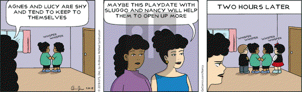 Nancy on Tuesday July 24, 2018 Comic Strip