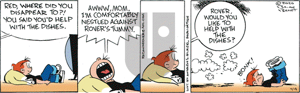 Red and Rover on Saturday April 18, 2020 Comic Strip