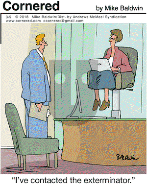 Cornered on Monday March 5, 2018 Comic Strip