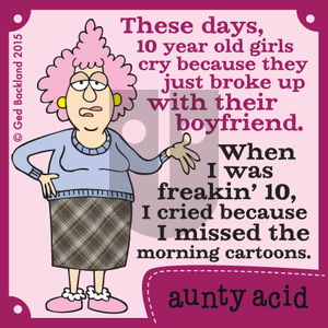 Aunty Acid on Wednesday April 15, 2015 Comic Strip
